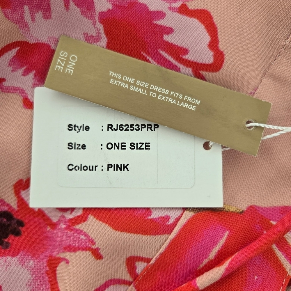 Onshore One Size Floral Print Dress Swim Cover Up. New. - Picture 7 of 8